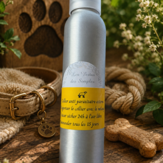 Spray répulsif puces / tiques / moustiques — chiens (100ml)