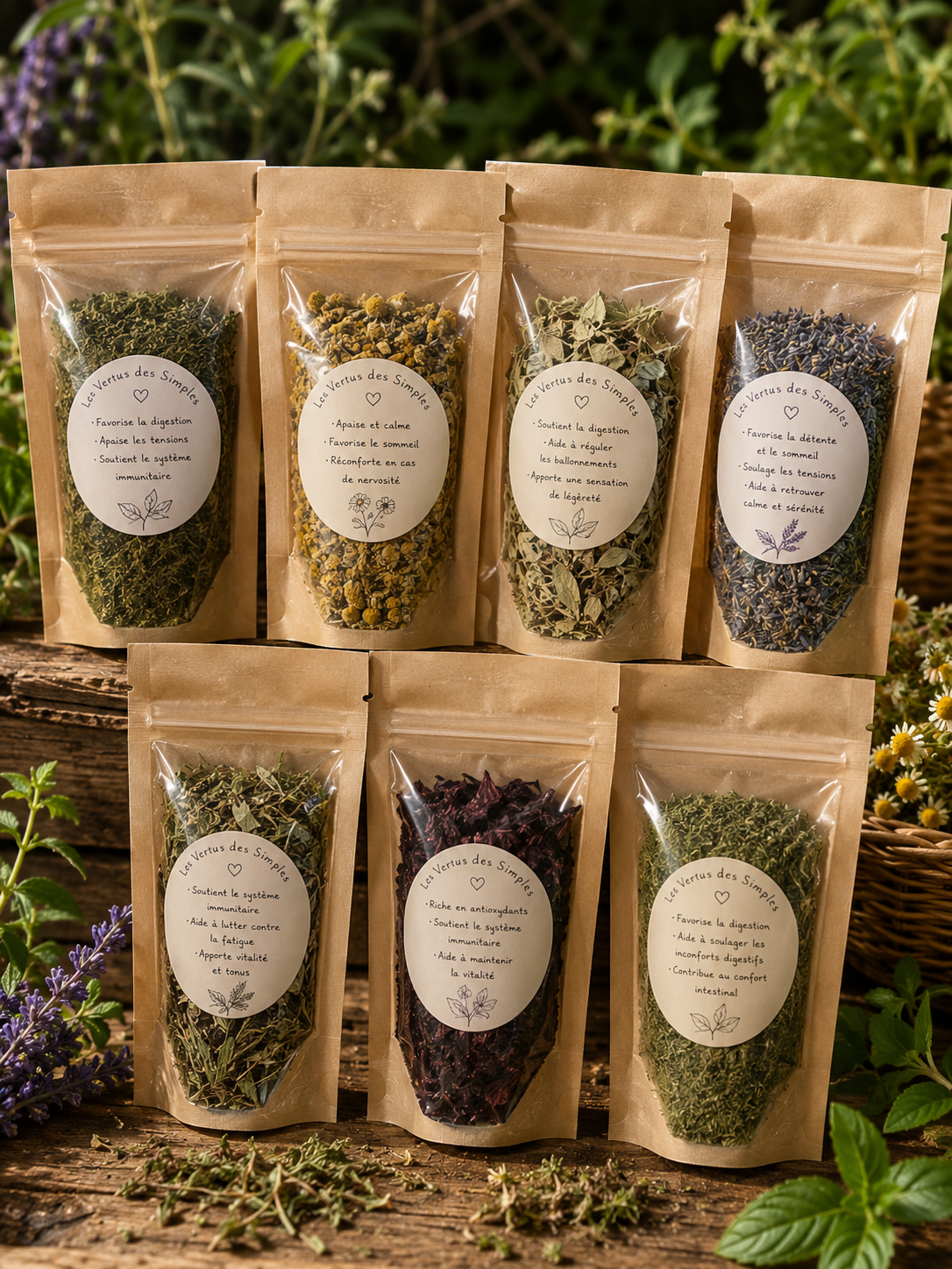 Sachet de tisane simple